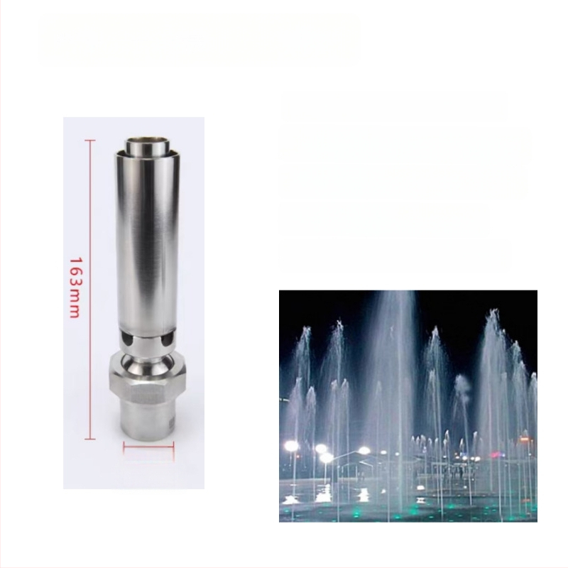 Фонтанна форсунка - изцяло медна, нефритова колона, за озеленяване на басейни, марка Dingxuan