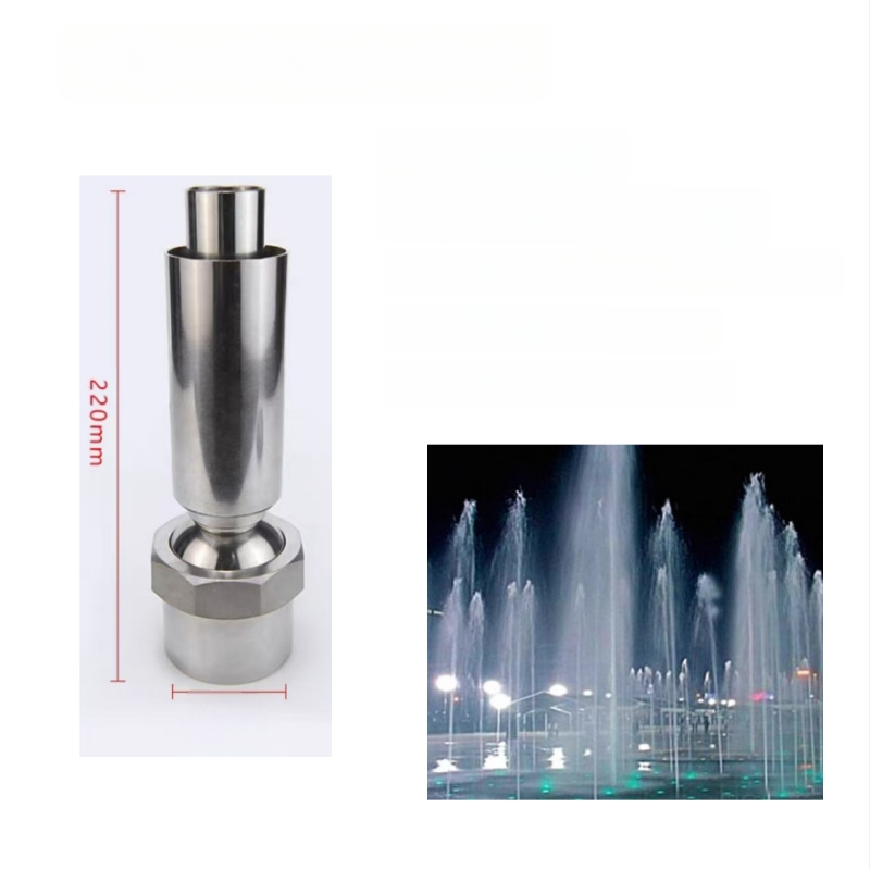 Фонтанна форсунка - изцяло медна, нефритова колона, за озеленяване на басейни, марка Dingxuan