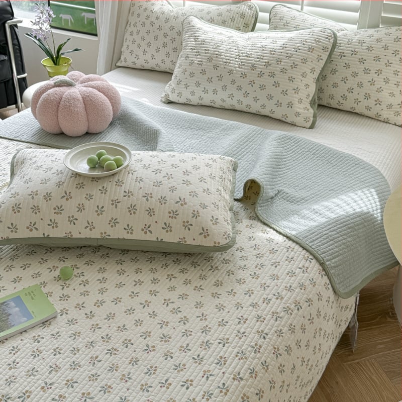 Set de pat cu husă dublu față din bumbac, cu imprimeu desen animat, stil tatami, 3 piese, 100% bumbac, densitate țesătură 133x72, 40 Fire, imprimare reactive, țesătură twill