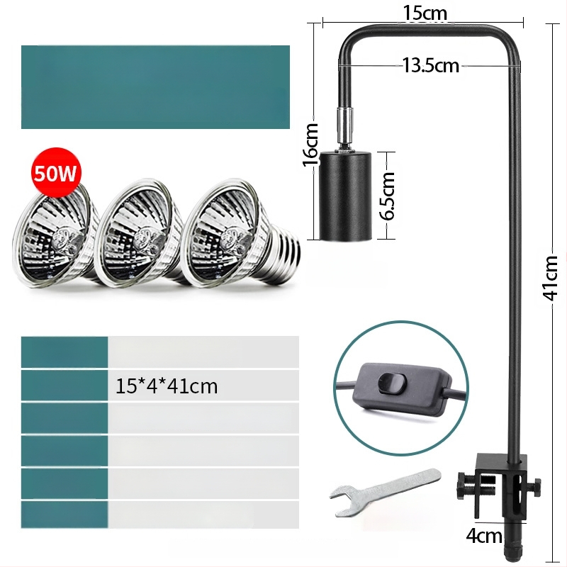 Λάμπα basking για ερπετά, σώμα από αλουμίνιο, 25W, πρόσθετος φωτισμός, μάρκα Climbing General