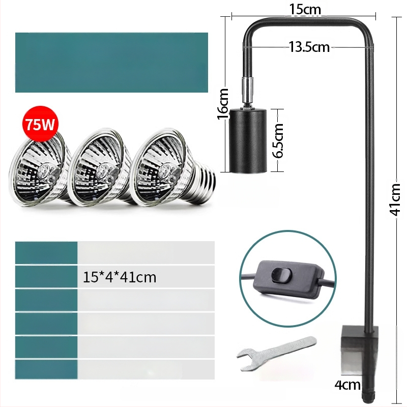 Λάμπα basking για ερπετά, σώμα από αλουμίνιο, 25W, πρόσθετος φωτισμός, μάρκα Climbing General