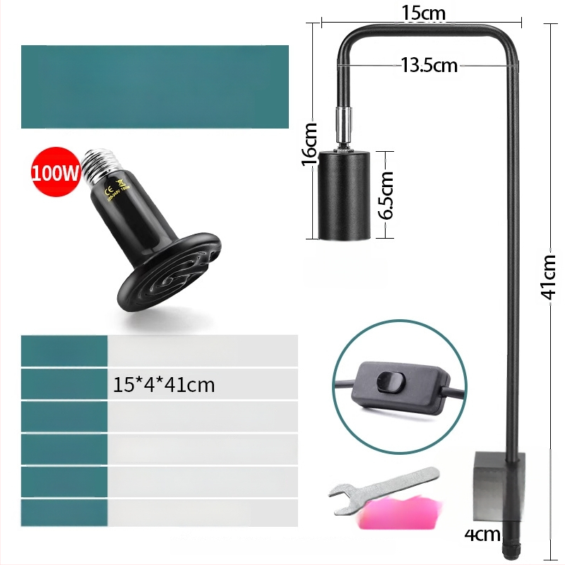 Λάμπα basking για ερπετά, σώμα από αλουμίνιο, 25W, πρόσθετος φωτισμός, μάρκα Climbing General