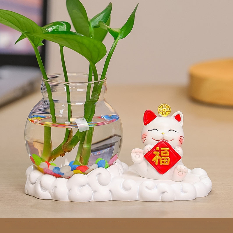 Vază din rășină, hidroponică, stil modern minimalist – cadou pentru nunți, zile de naștere și noul cămin