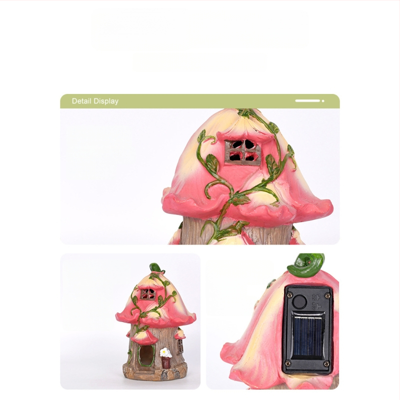 Ornament decorativ din rășină pentru grădină — stil pastoral, material din rășină sintetică, plastic și rășină, ambalaj carton