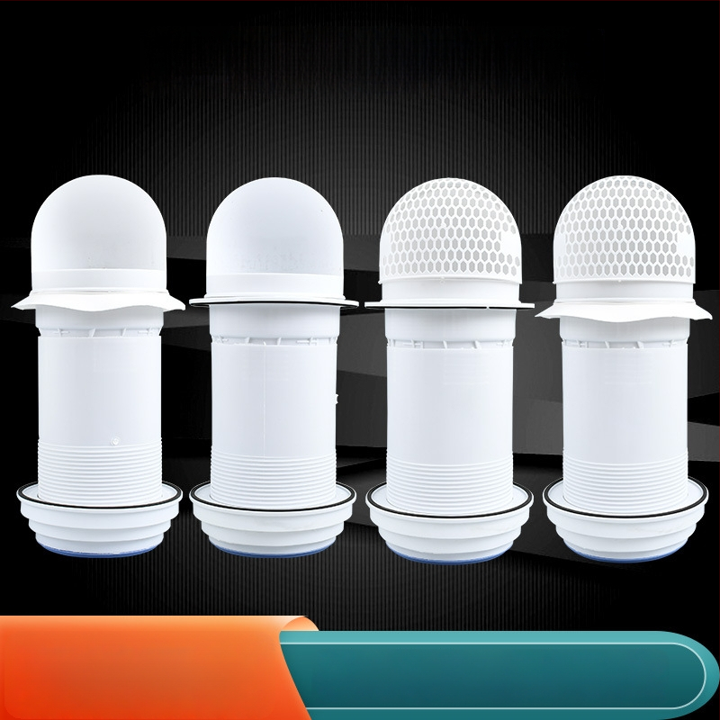 Кухненски през стената обратен клапан за стъклена качулка, пластмасов, модерен стил