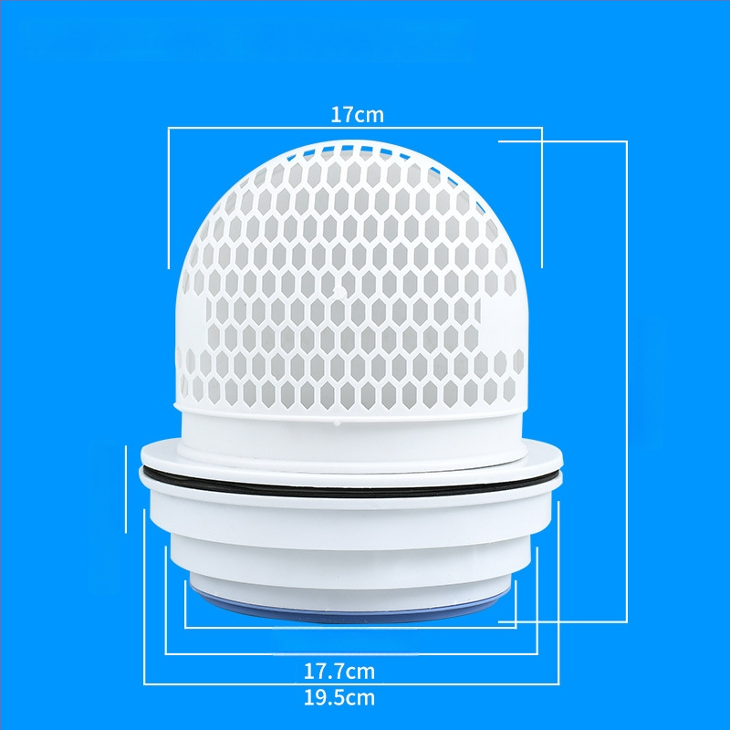 Кухненски през стената обратен клапан за стъклена качулка, пластмасов, модерен стил