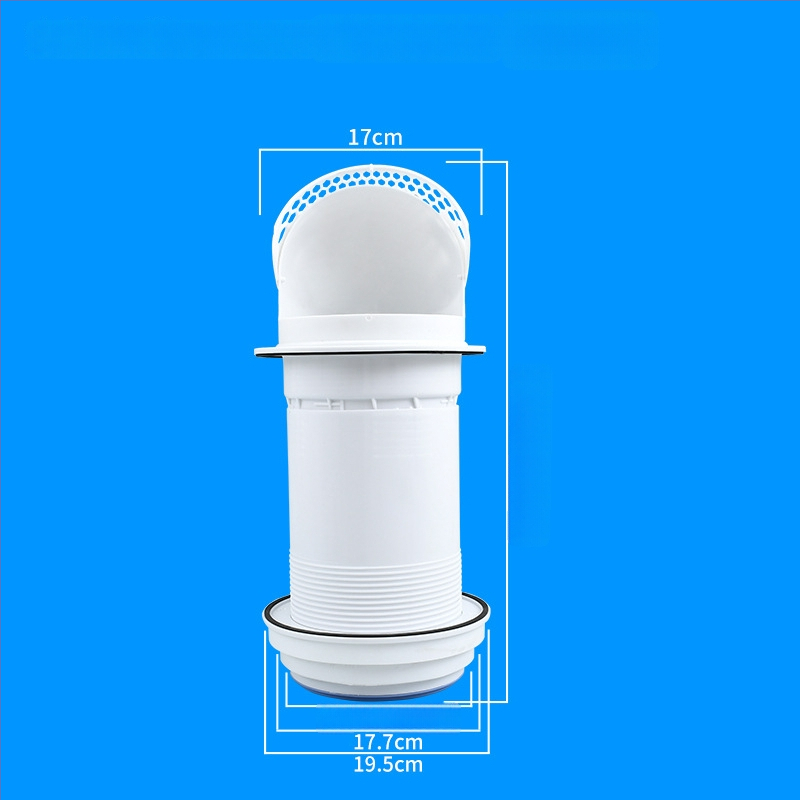 Кухненски през стената обратен клапан за стъклена качулка, пластмасов, модерен стил