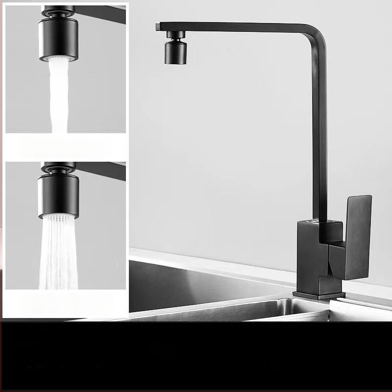 Nerezová kuchynská batéria, model 10090, miešací ventil, montáž typu sedadlo, keramický ventil s jadrom