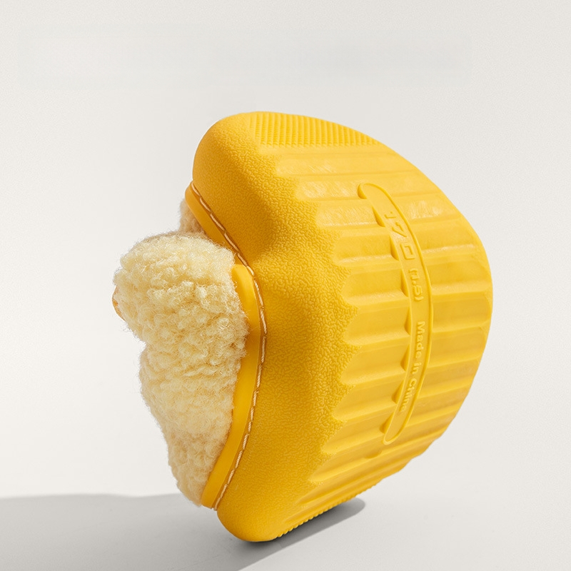 Gyerek pamut beltéri cipői – 1–6 éves korosztály, Felső: szövet, Mintázat: rajzfilm, Talp: TPR, Stílus: aranyos