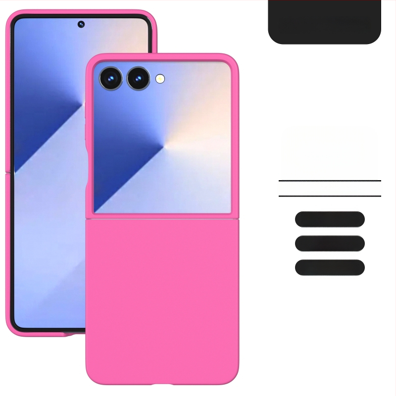 Θήκη για Samsung Z Flip7/Flip6 με αίσθηση δέρματος (PC υλικό • Κατασκευή με έγχυση • Προστασία από κραδασμούς • Αντι-αποτυπώματα • Υποστήριξη παραμετροποίησης)