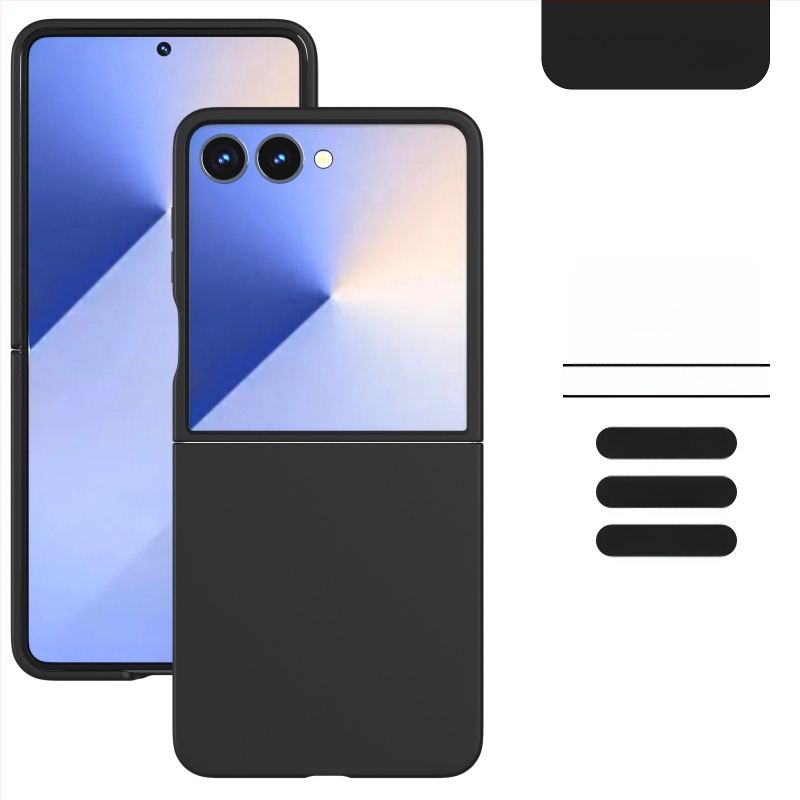 Θήκη για Samsung Z Flip7/Flip6 με αίσθηση δέρματος (PC υλικό • Κατασκευή με έγχυση • Προστασία από κραδασμούς • Αντι-αποτυπώματα • Υποστήριξη παραμετροποίησης)