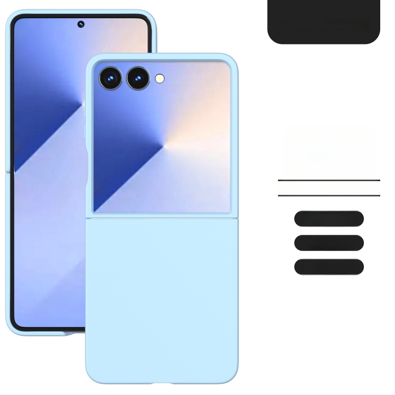 Θήκη για Samsung Z Flip7/Flip6 με αίσθηση δέρματος (PC υλικό • Κατασκευή με έγχυση • Προστασία από κραδασμούς • Αντι-αποτυπώματα • Υποστήριξη παραμετροποίησης)