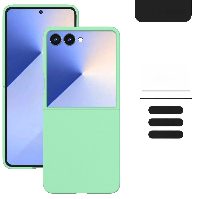 Θήκη για Samsung Z Flip7/Flip6 με αίσθηση δέρματος (PC υλικό • Κατασκευή με έγχυση • Προστασία από κραδασμούς • Αντι-αποτυπώματα • Υποστήριξη παραμετροποίησης)