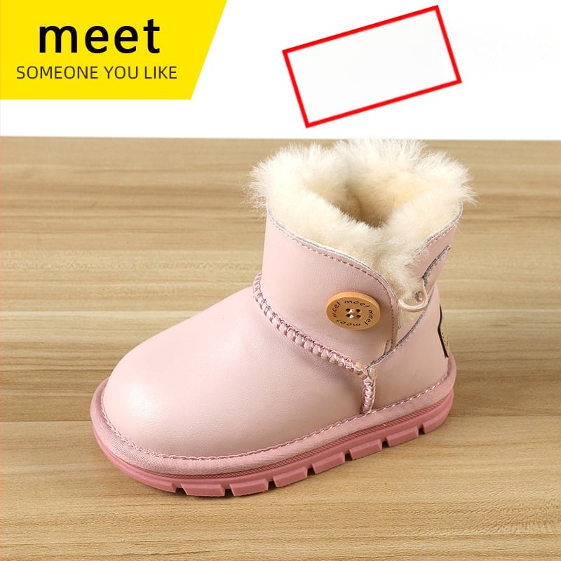 Tehénbőr gyerek boka csizma – Szabadidő stílus, 1–16 évesek, márka MEET SOMEONEYOULIKE