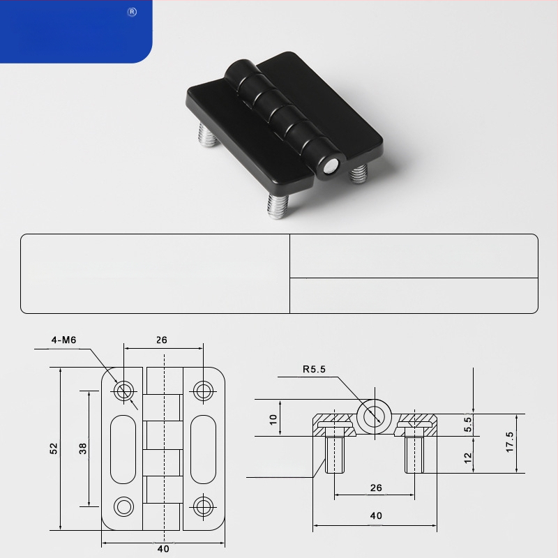 CL209 cinkötvözetű szokványos négyszögletes csukló disztribúciós dobozokhoz — modellek CL209-1, CL209-A, CL209-1C; anyag: cinkötvözet; felületkezelés: elektroplakkolás és polírozás; márka: Chikai