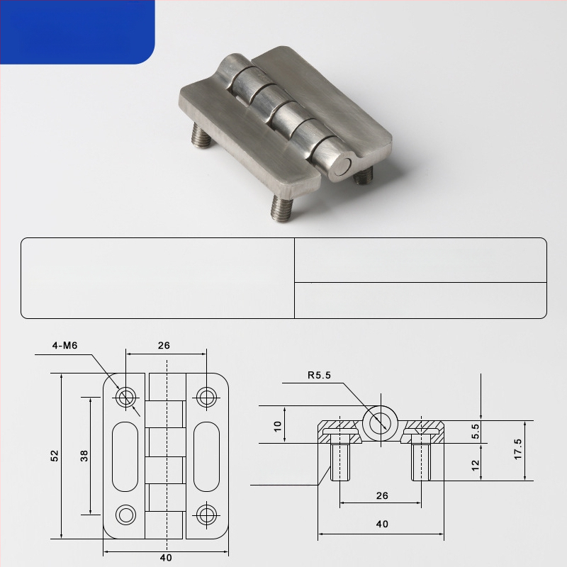 CL209 cinkötvözetű szokványos négyszögletes csukló disztribúciós dobozokhoz — modellek CL209-1, CL209-A, CL209-1C; anyag: cinkötvözet; felületkezelés: elektroplakkolás és polírozás; márka: Chikai