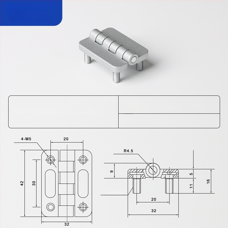CL209 cinkötvözetű szokványos négyszögletes csukló disztribúciós dobozokhoz — modellek CL209-1, CL209-A, CL209-1C; anyag: cinkötvözet; felületkezelés: elektroplakkolás és polírozás; márka: Chikai