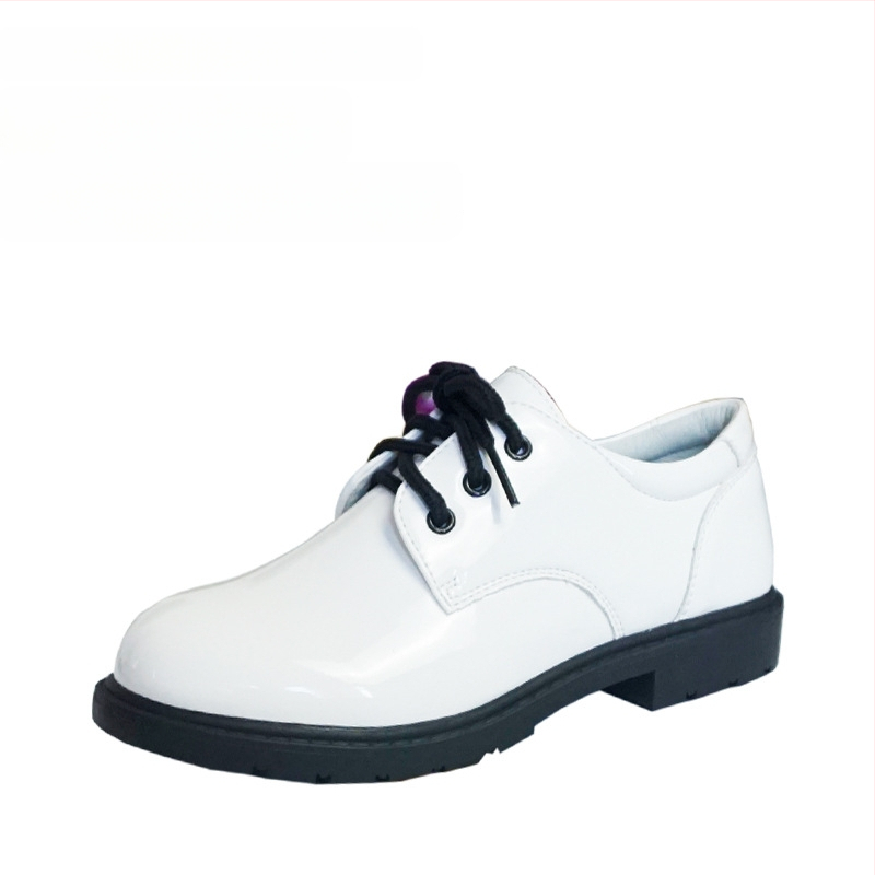 Deti PU kožené topánky, britský štýl, nízky profil, Slip-On, gumová podrážka