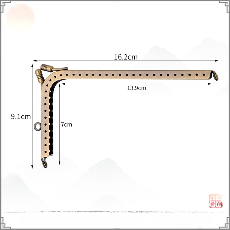 Príslušenstvo pre kabelky — kovové súčiastky tvaru L a tvaru 7, železo, XFL, odolné voči opotrebeniu, jar 2023
