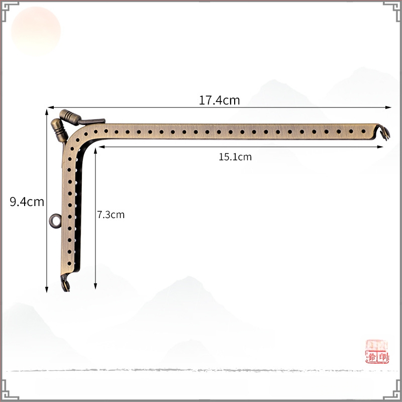 Príslušenstvo pre kabelky — kovové súčiastky tvaru L a tvaru 7, železo, XFL, odolné voči opotrebeniu, jar 2023