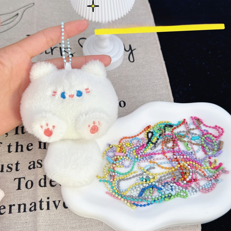 Meisente котешка плюшена ключодържател със писък, дълга опашка, пълнеж PP памук – за възраст 15–35