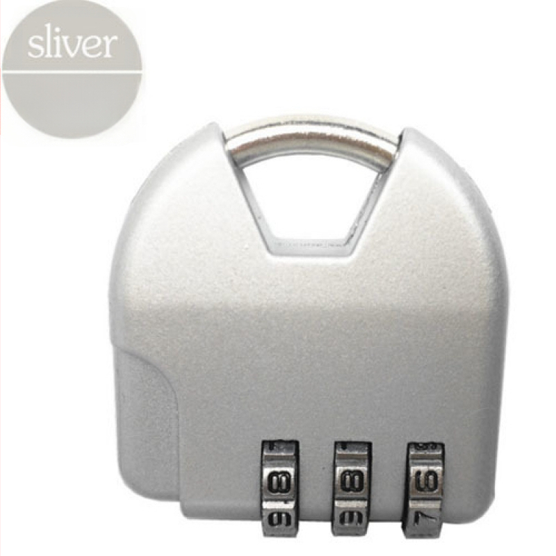 Mini fém lakat jelszavas zár poggyászhoz, fiókokhoz és edzőtermi szekrényekhez – karikatúra dizájn, modern minimalizmus, márka Unique, anyag: Egyéb