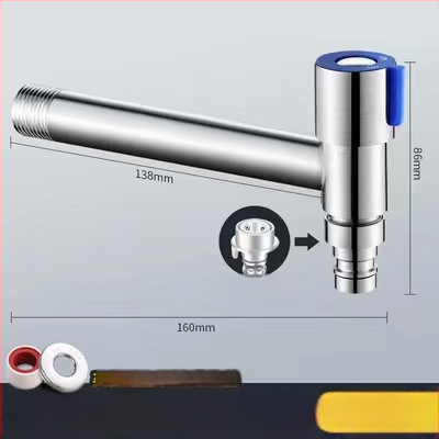 Mini uhlový ventil z 304 nerezovej ocele pre horúcu vodu, in-wall montáž, model Mini Angle Valve, prevádzkový tlak 1,2 MPa, materiál: oceľ