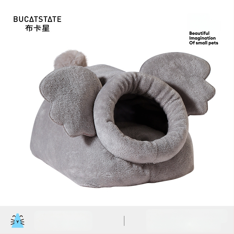 Κουκούλι για κατοικίδια για χειμώνα — υλικό από μεταξωτό λουλούδι; χειμερινό καταφύγιο μικρών ζώων