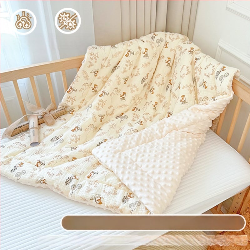 Detská perina na štyri ročné obdobia pre novorodencov – kryt na jeseň-zimu, výplň z hodvábnych vlákien, poťah z 100% bavlny, vhodná pre deti do 10 rokov
