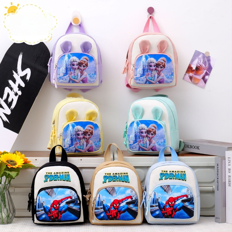 Detský batoh - Unisex, Nylon, Ultra ľahký, Motiv kresleného filmu, Zakrivené ramenné popruhy