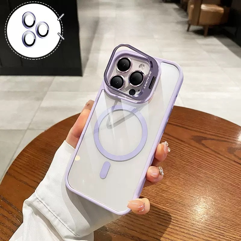 Kućište za iPhone 17 Pro Max s nevidljivim držačem objektiva i magnetskom folijom za objektiv
