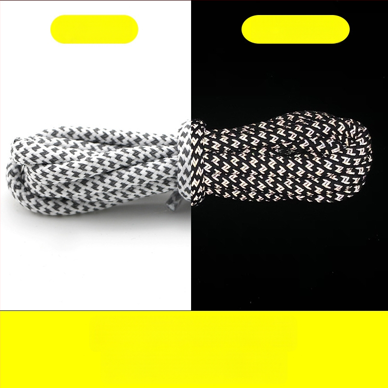 Adidași sneakers cu șireturi rotunde reflectorizante pentru Yeezy 350, 700 și 500 serii (talpă din cauciuc)