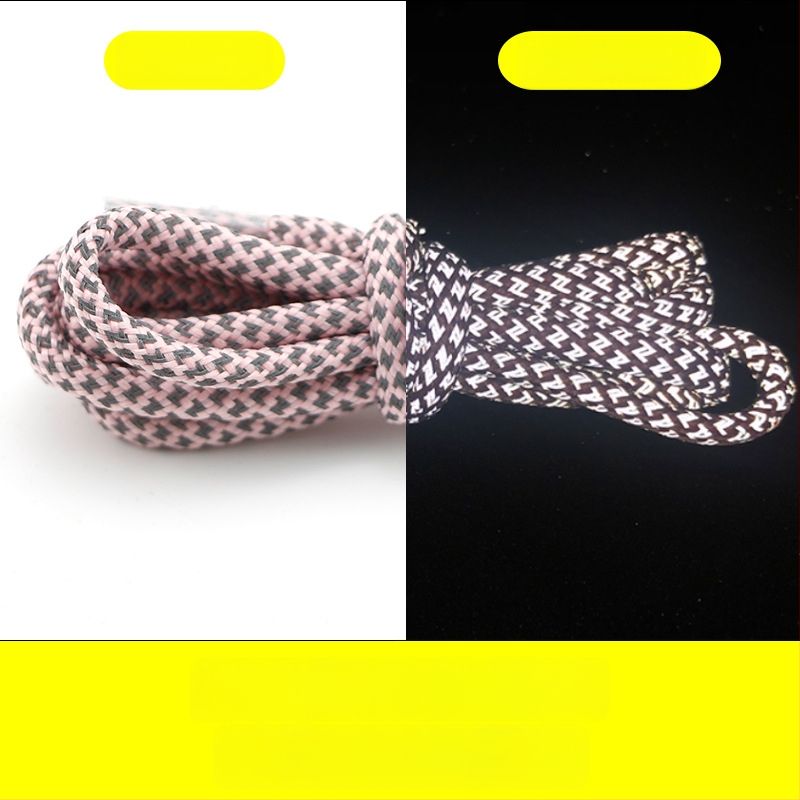 Adidași sneakers cu șireturi rotunde reflectorizante pentru Yeezy 350, 700 și 500 serii (talpă din cauciuc)