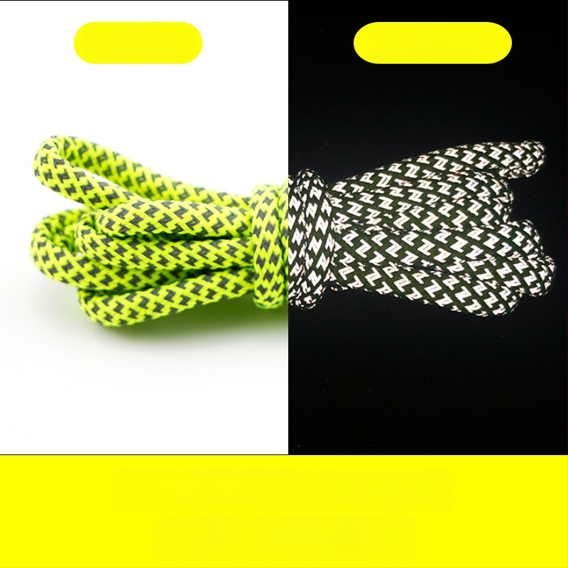 Adidași sneakers cu șireturi rotunde reflectorizante pentru Yeezy 350, 700 și 500 serii (talpă din cauciuc)