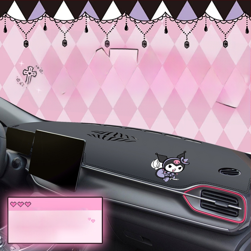 Μάτ ταμπλό αυτοκινήτου από microfiber δέρμα, κάλυμμα κεντρικής κονσόλας, προστασία από αντανακλάσεις στον πίνακα οργάνων