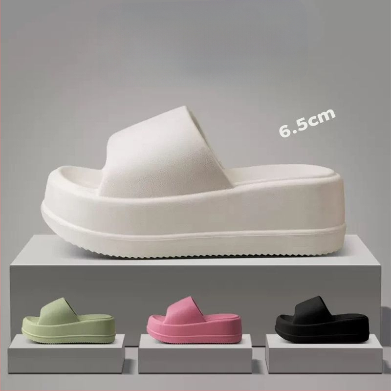 Дамски EVA чехли с дебел под, квадратен нос, прост стил, MT.MIT, лято 2024