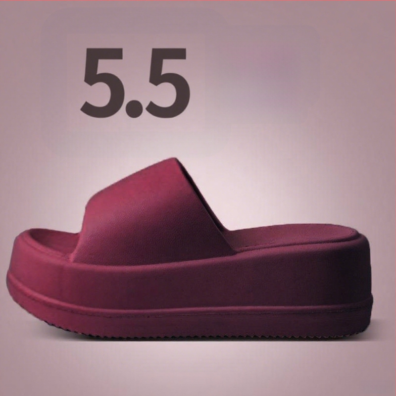 Дамски EVA чехли с дебел под, квадратен нос, прост стил, MT.MIT, лято 2024