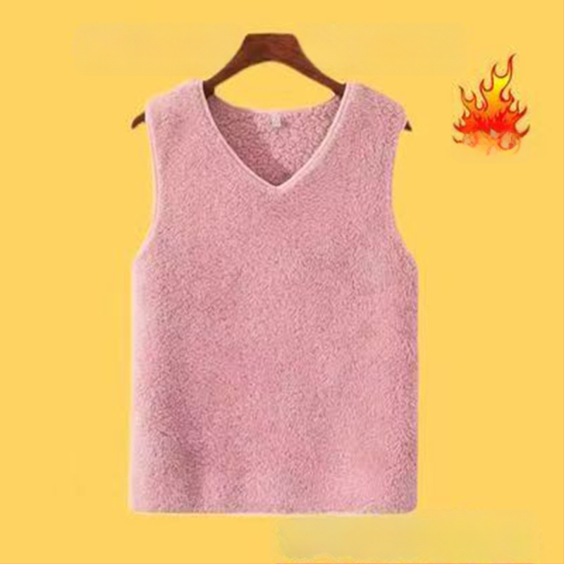 Ženské bezrukávové termo vesty, regulárny strih, polo golier, chenille tkanina, 90–95% Spandex (Jar 2025)