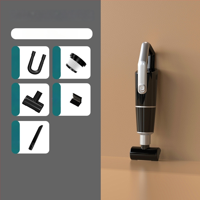 Aspirator de mână pentru mașină - fără perii, portabil, cu utilizare dublă pentru casă și mașină, 7,4V, 120W, 8000 Pa, autonomie de 20 de minute, 60 dB