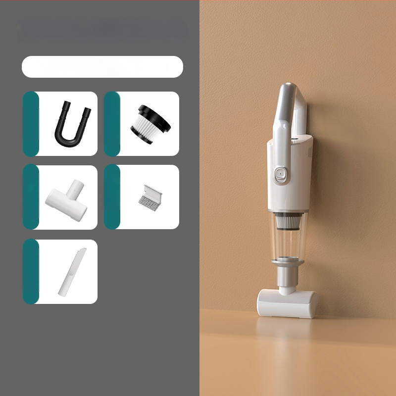 Aspirator de mână pentru mașină - fără perii, portabil, cu utilizare dublă pentru casă și mașină, 7,4V, 120W, 8000 Pa, autonomie de 20 de minute, 60 dB