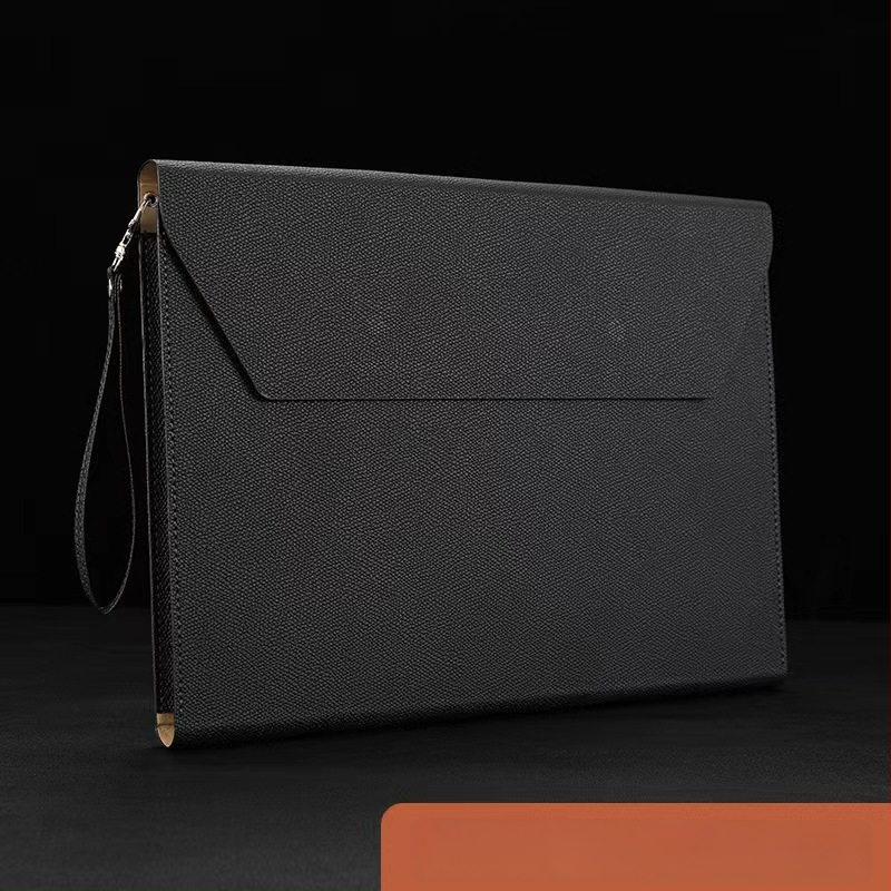 Α4 Τσάντα Εγγράφων Γραφείου, PU Υλικό, Τύπος Κλειδώματος με Αναρρόφηση, Τρισδιάστατος Σχηματισμός (Υλικό: PU; Στυλ: Τύπος Κλειδώματος με Αναρρόφηση; Σχήμα: Τρισδιάστατο)