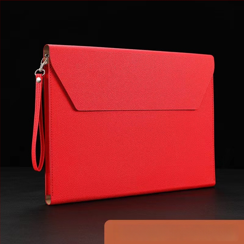 Α4 Τσάντα Εγγράφων Γραφείου, PU Υλικό, Τύπος Κλειδώματος με Αναρρόφηση, Τρισδιάστατος Σχηματισμός (Υλικό: PU; Στυλ: Τύπος Κλειδώματος με Αναρρόφηση; Σχήμα: Τρισδιάστατο)