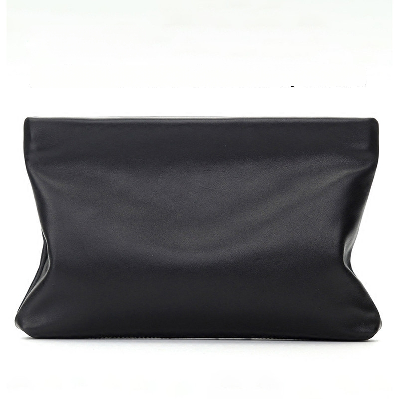 Geantă de mână din piele naturală pentru bărbați (Stil: European și American; Material: Piele naturală; Caracteristici ale pielii: Piele de miel; Funcție: antibacteriană)