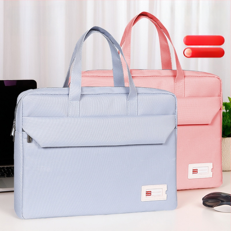 Φοιτητική τσάντα για φορητό υπολογιστή και έγγραφα, unisex, από Oxford ύφασμα, με φερμουάρ, τετράγωνο σχήμα (Okki; Oxford ύφασμα; φερμουάρ; τετράγωνο σχήμα)