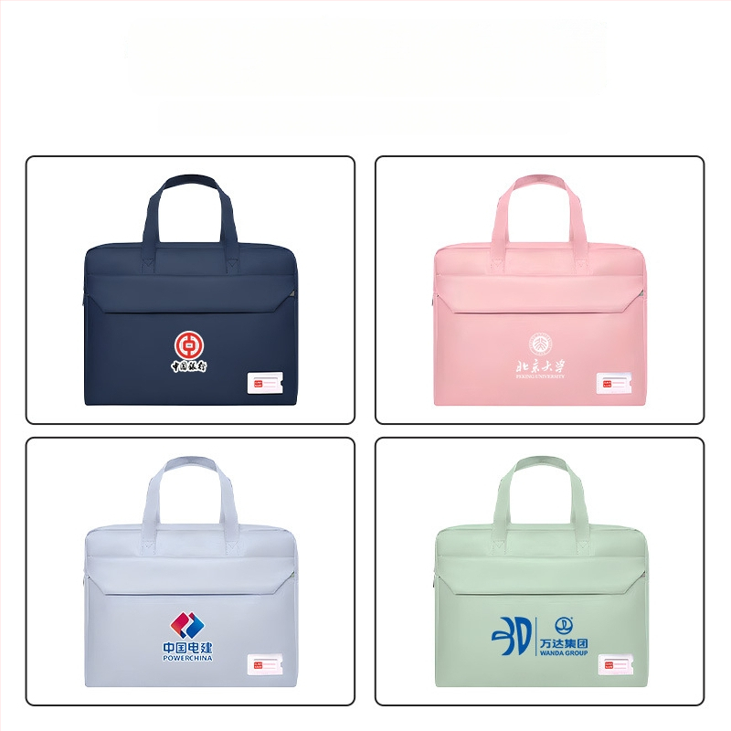 Φοιτητική τσάντα για φορητό υπολογιστή και έγγραφα, unisex, από Oxford ύφασμα, με φερμουάρ, τετράγωνο σχήμα (Okki; Oxford ύφασμα; φερμουάρ; τετράγωνο σχήμα)