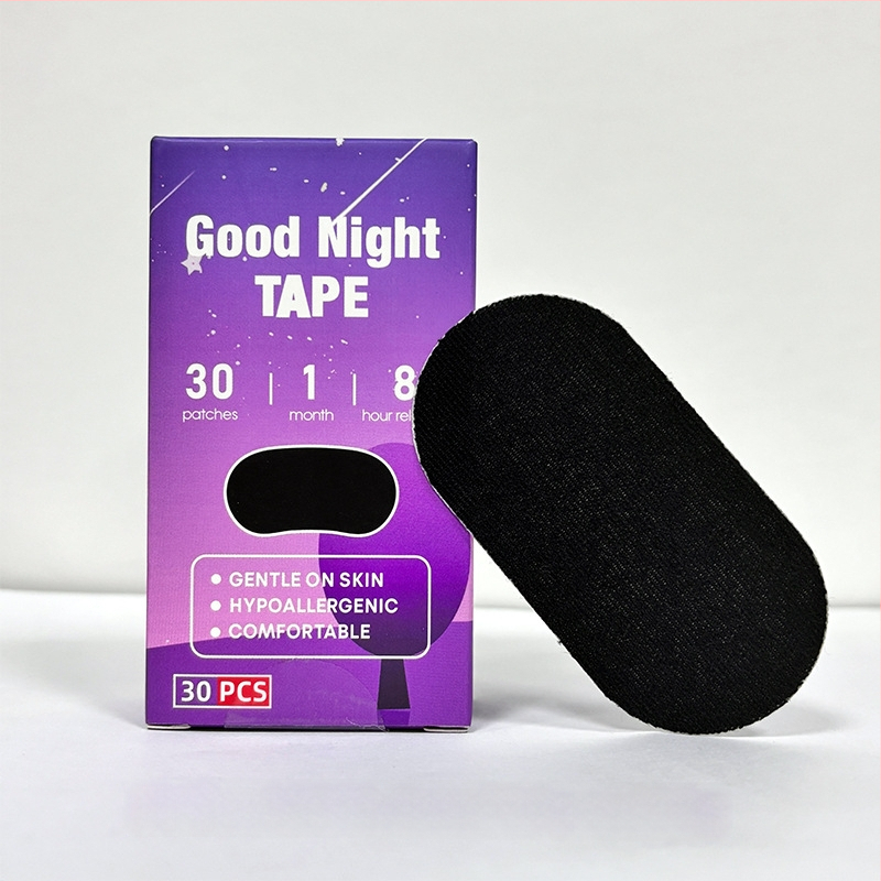 Szájzsinór alvásra – horkolás elleni tapasz, rugalmas anyag, testreszabható, egyszerű stílus