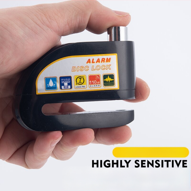 Αναφορτιζόμενο Αλάρμ Δίσκου Κλείδωμα για Ποδήλατο, Αλουμινίου Κράμα, 281 g, Μοντέλο D02, Κωδικός Προϊόντος D01