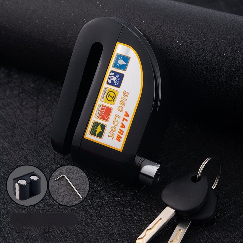 Αναφορτιζόμενο Αλάρμ Δίσκου Κλείδωμα για Ποδήλατο, Αλουμινίου Κράμα, 281 g, Μοντέλο D02, Κωδικός Προϊόντος D01