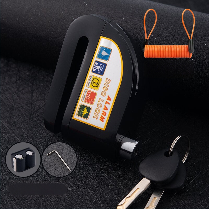 Αναφορτιζόμενο Αλάρμ Δίσκου Κλείδωμα για Ποδήλατο, Αλουμινίου Κράμα, 281 g, Μοντέλο D02, Κωδικός Προϊόντος D01