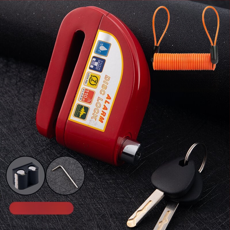 Αναφορτιζόμενο Αλάρμ Δίσκου Κλείδωμα για Ποδήλατο, Αλουμινίου Κράμα, 281 g, Μοντέλο D02, Κωδικός Προϊόντος D01